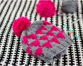 PDF Pattern for Triangle Fair Isle Colourwork Hat