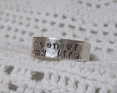 Game of Thrones - Moon of my Life - Sterling Silver RING Adjustable Hand Stamped