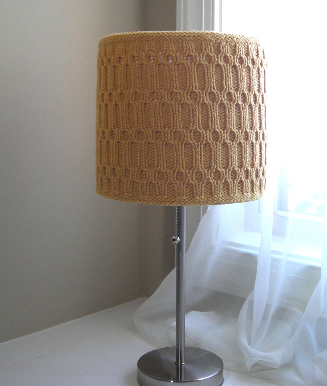 Lampshade Cover for Target Stick Lamp or Lowes Small Drum shade - Retro Mod  - lighting - lampshade cozy
