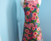 Womens Full Cotton Print Apron