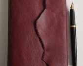 Red Leather Journal, Longstitch Notebook
