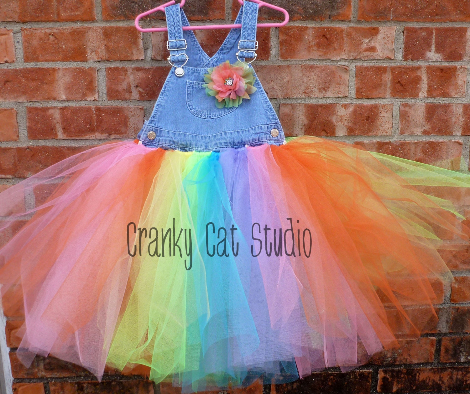 Tutu Overalls - Custom - Wedding, Birthday, Play - You ChooseSize and Color(s) Ages 6-12