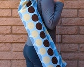 Handmade Yoga Mat Bag RETRO DOTS