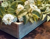 Reclaimed and Recycled Barn Wood Square 28" Long Barn Wood Window Box, Center Piece or Planter