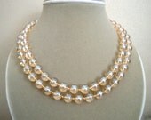 NEW Illumination -- Champagne Quartz Double-Strand Gemstone necklace