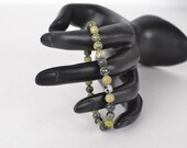 Seaweed quartz bracelet
