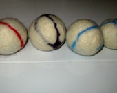 Felted Wool Dryer Balls, set of 3