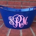 Personalized Monogram Bucket