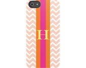 Personalized iPhone Case - Monogram iPhone Case - CHEVRON Collection, choice of color