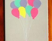 Balloons Blank Greeting Card