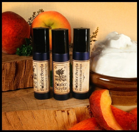 Chantilly Cream Perfume - Fluffy Whipped Cream, Peach Nectar, Vanilla & Yellow Mandarin EO