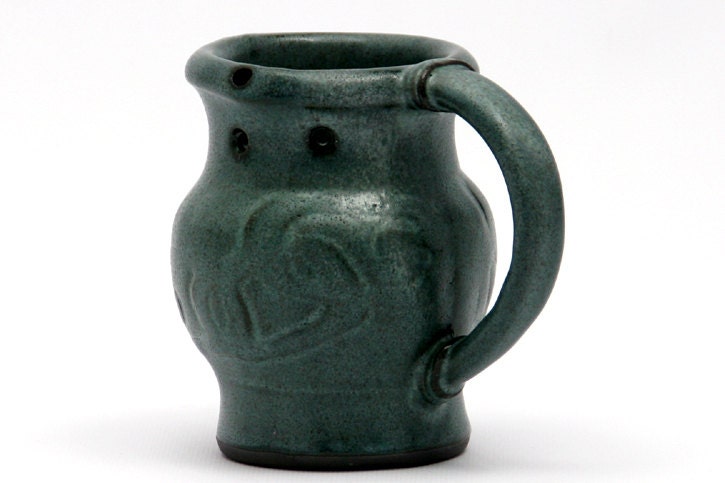 Puzzle Mug in Turquoise Glaze