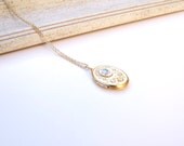 Secrets. Wedding, bridesmaids, bridal,vintage,something blue, cameo, rose,floral, gift, photo, locket  necklace .