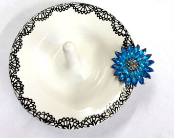 Plain White Ring Holder Only For DIY Project Read Description Please