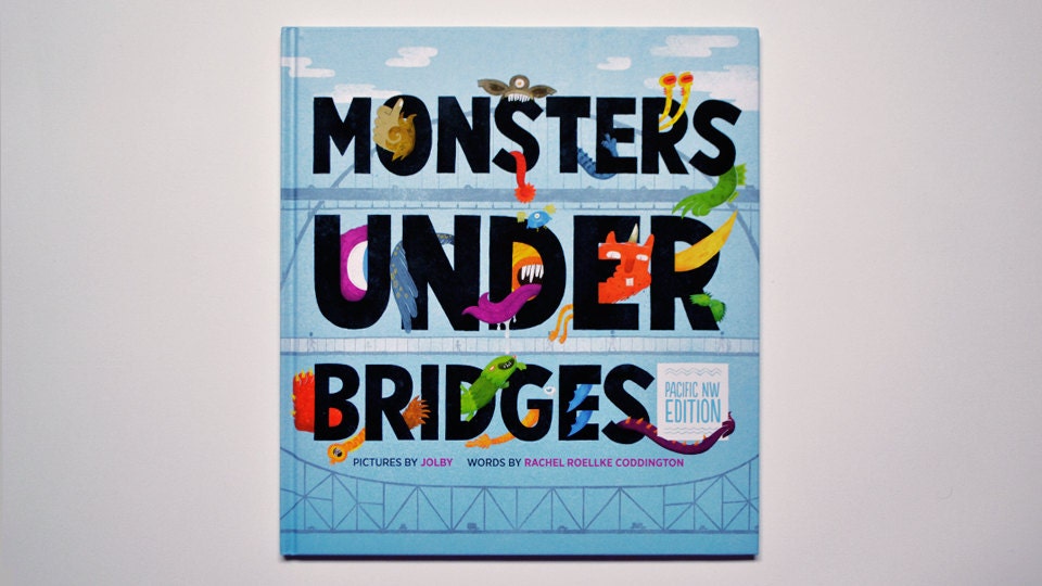 Monsters Under Bridges Children's Book (Signed by Artist)