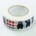 Washi Masking Tape - Kumamon Bear Apples - Limited Edition - Tokyu Hands