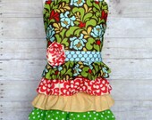Sway---Little girl full ruffle apron