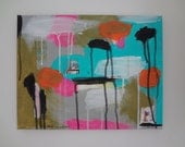 Original Abstract Mixed Media