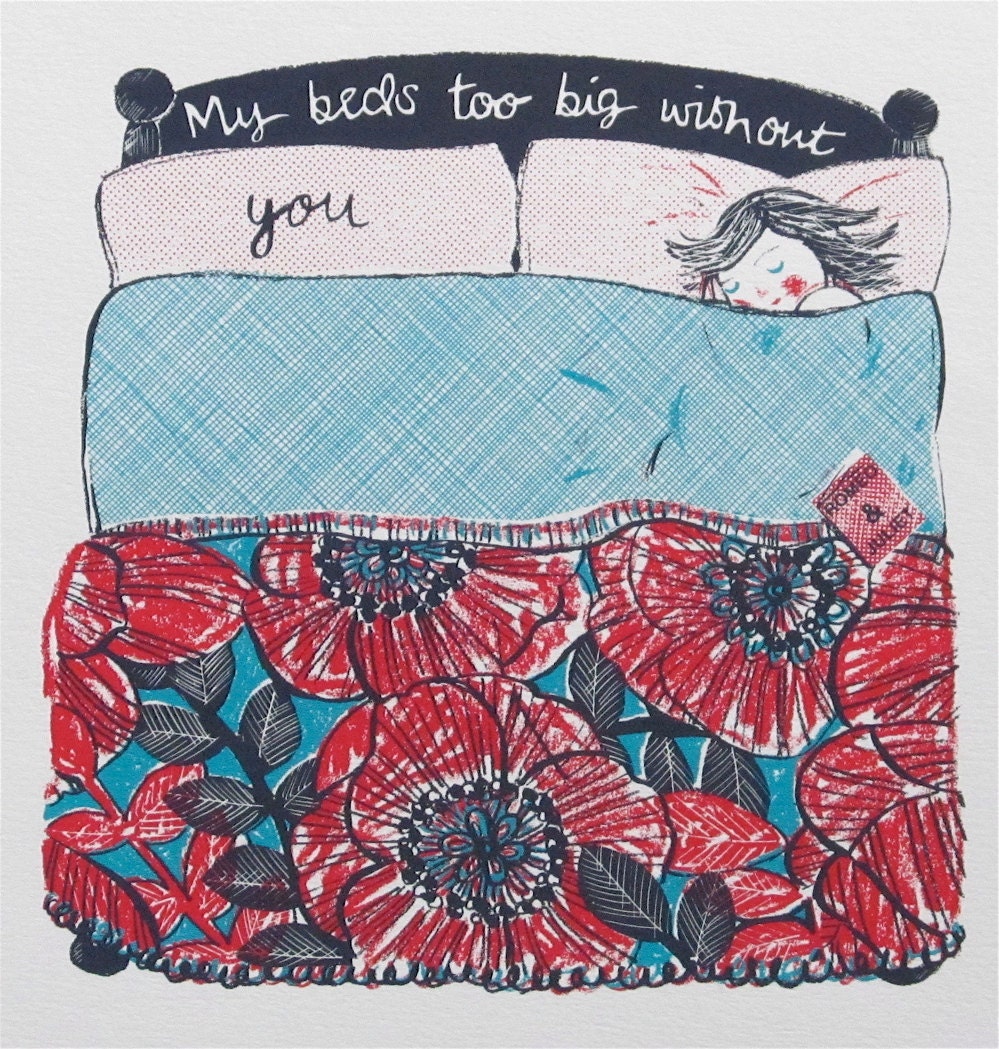 My Bed - Original screen print