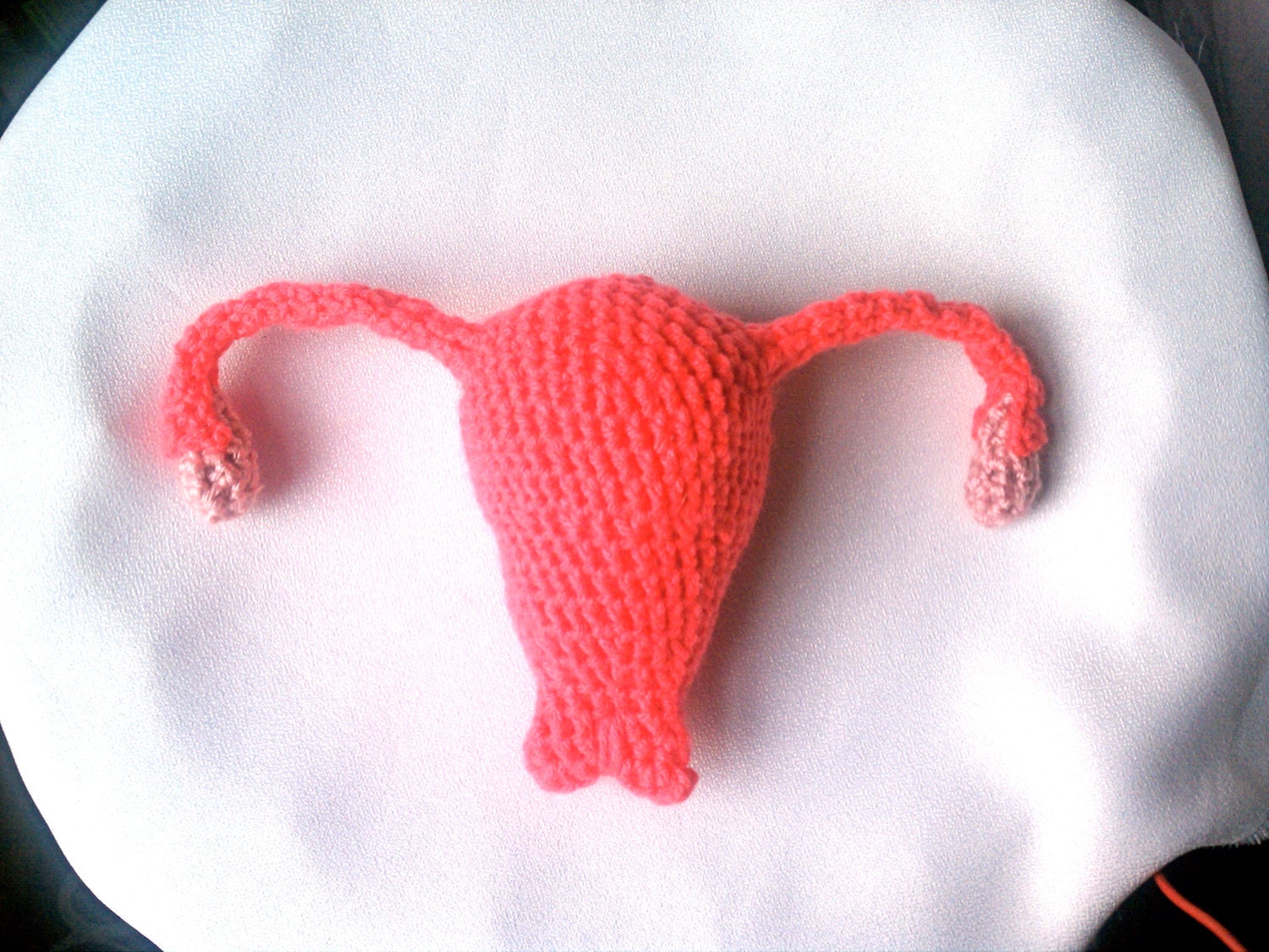 Uterus Crochet Plush, with Fallopian Tubes and Ovaries, Mother's Day Sale, Ready To Ship