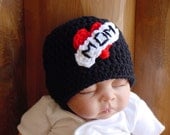 Mom Banner Hat, 6 to 12 Months, Photo Prop, Tattoo Hat