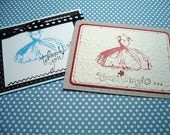 Thank You Cards - Party Dress  for the Girlie Girls