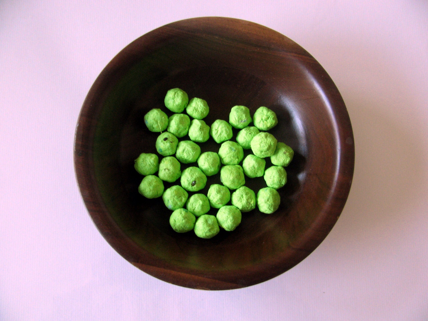 Seed Bomb in Lime Green With Wildflower Seed Mix