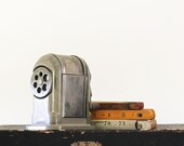 Sharpen It - Vintage Boston 55 Ranger Pencil Sharpener - Industrial - Metal - Classroom - Studio - Supplies