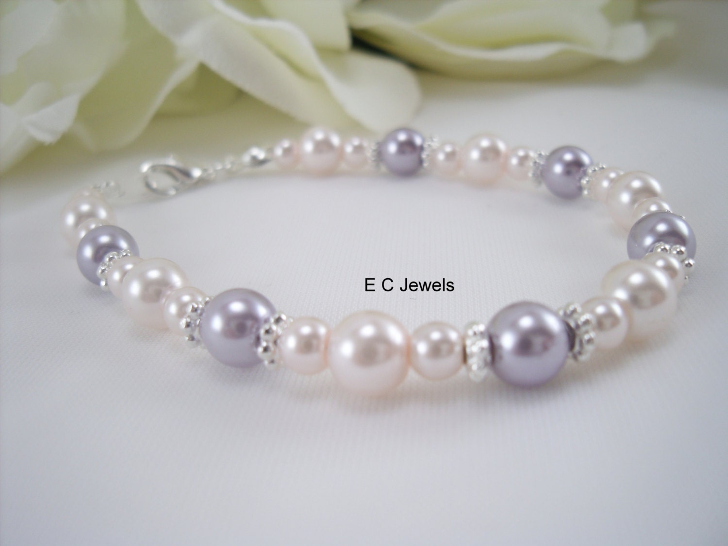 Pearl Bracelet for that Special Little Girl- you pick your colors