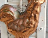 Vintage Rooster Mold Copper Mold Kitcehn Mold Farmhouse Decor
