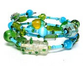 Coil Beaded Bracelet DEBRA Beading Divas Fundraiser
