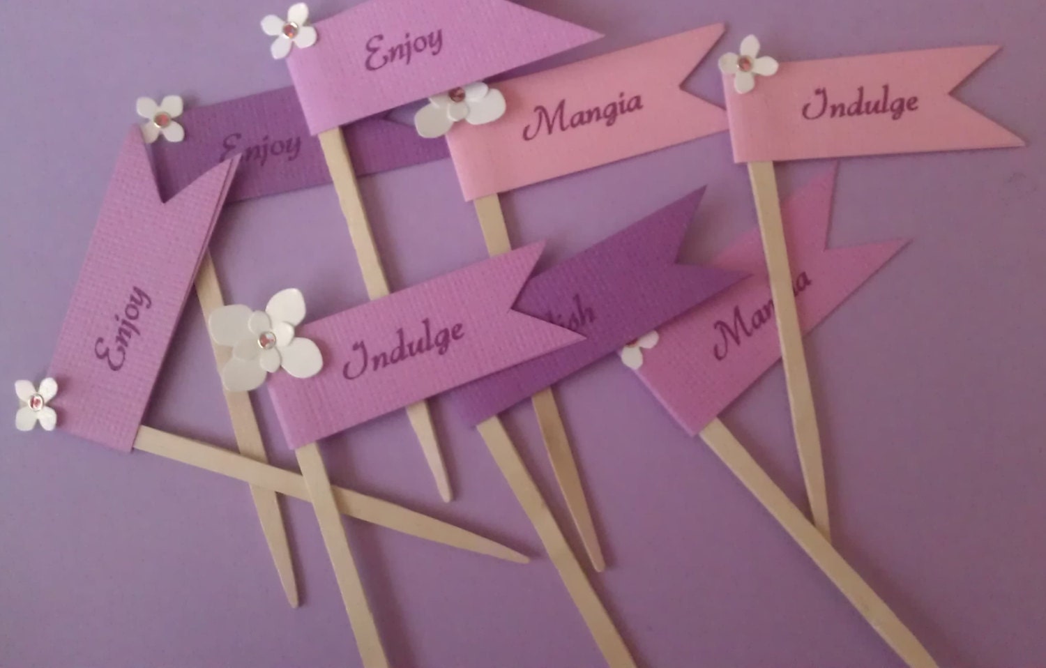 Pink and Purple Party Picks 12 Qty Il_170x135