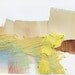 Brown, Yellow Abstract Landscape Art, 8 x 10 original fine art -- "Painting 338"