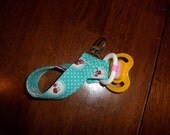 Little Red Riding Hood Scallops Pacifier Clip