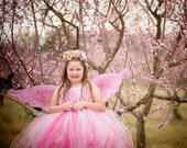 Princess Pink, fairy dress, birthday dress, tulle dress, party dress, flower girl dress