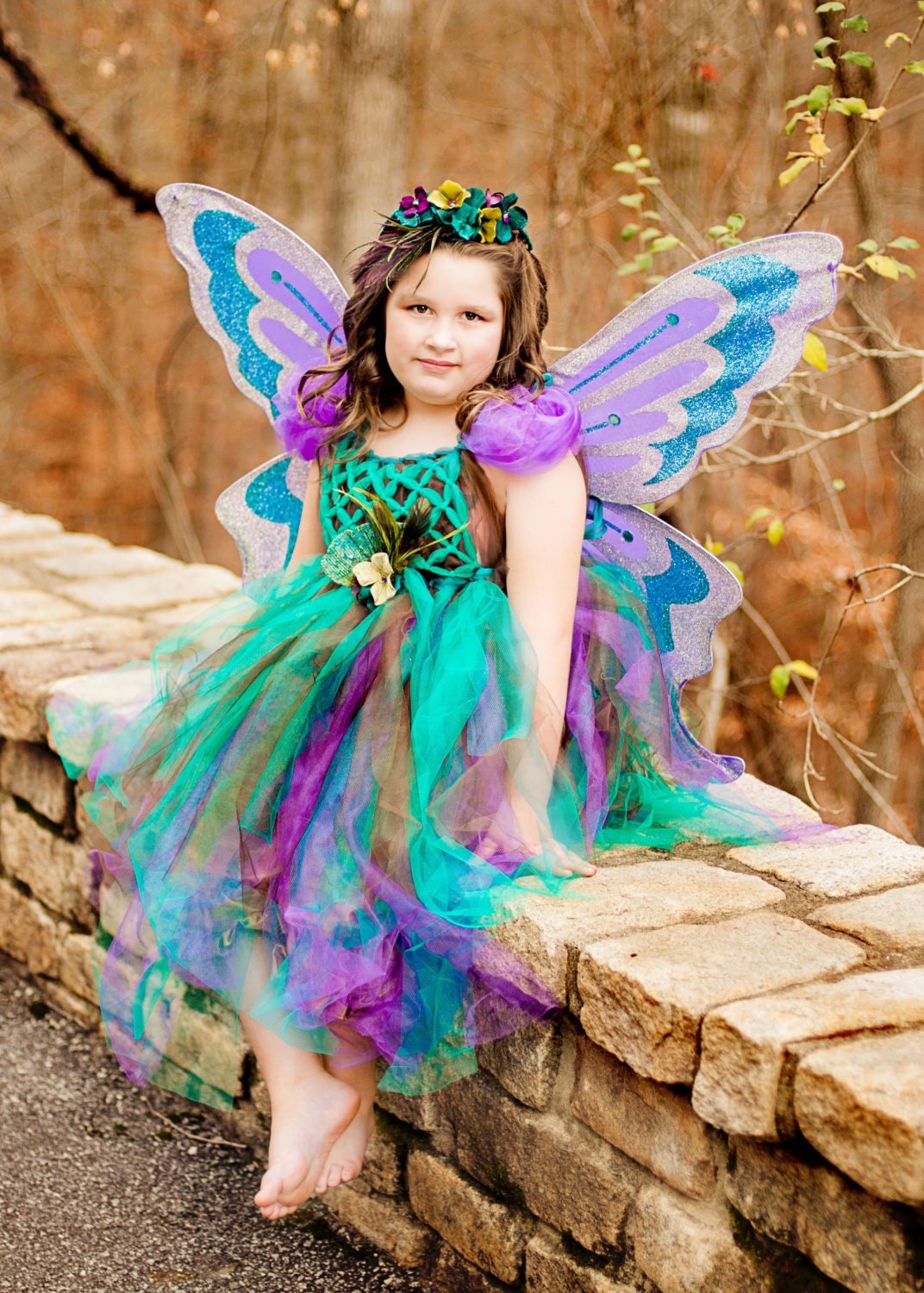 Pretty as a Peacock, Peacock dress, birthday, fairy, princess
