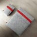 iPad sleeve and iPhone sleeve FELT DUETT wool felt set for iPad and iPhone or iPod touch