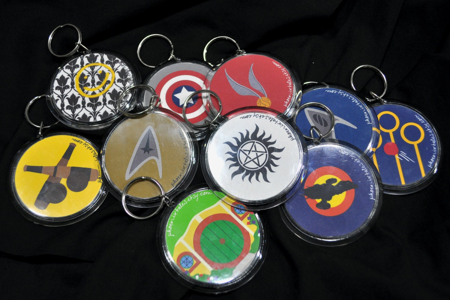 Fandom Key Chains - Multiple Designs Available