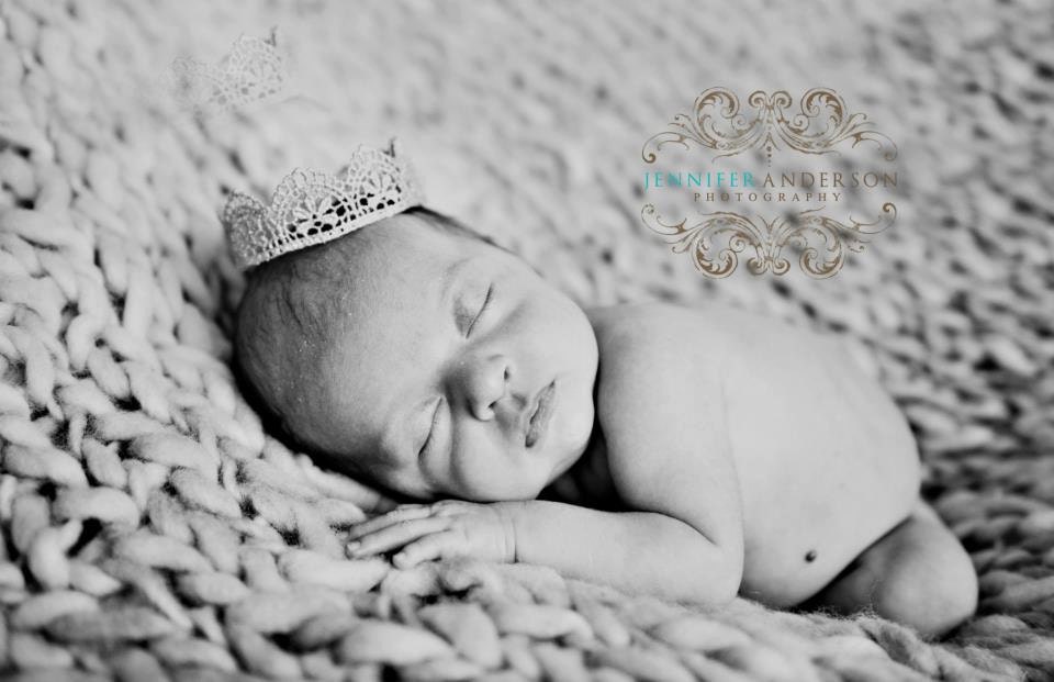 Silver Lacey Crown
