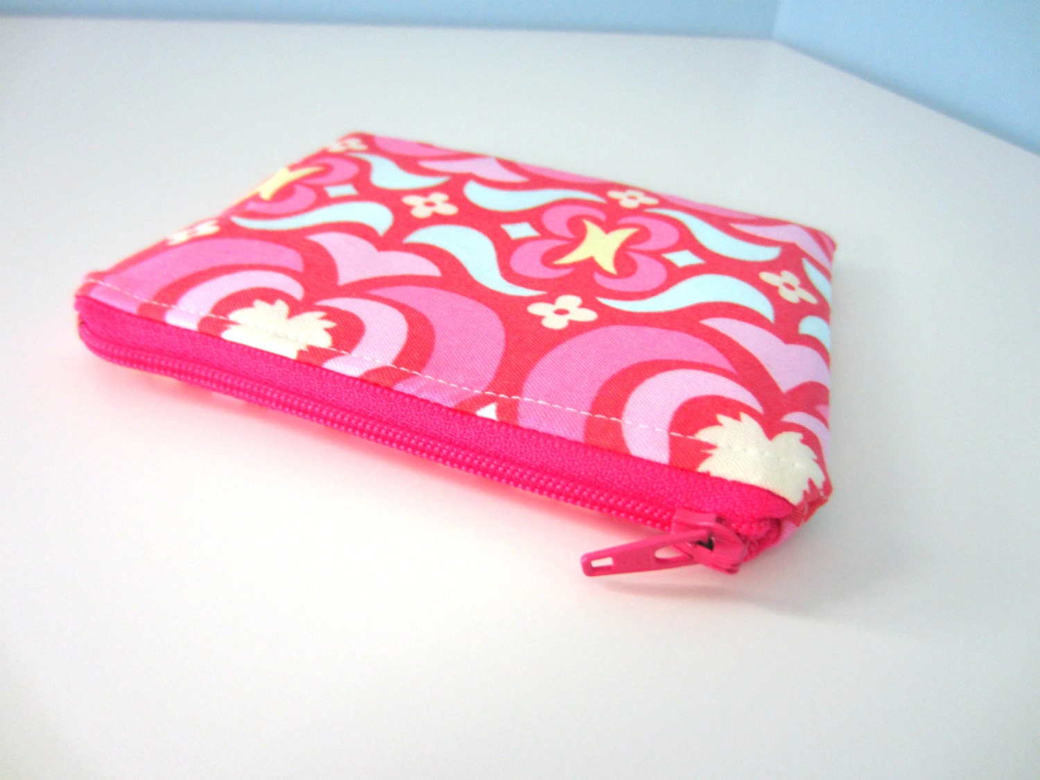 Credit Store Card Zipper Wallet, Zipper Pouch, Coin Purse, Small Zipper Bag