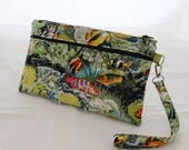 Family Passport Holder Wristlet Pouch Clutch Wallet