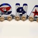SEVEN LETTER Alphabet Name Train Custom Keepsake Toy Personalized Gift for Kids and Adults