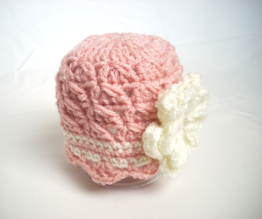 SPR/SUM 2013 COLLECTION Baby Flower Beanie, 4 Colors Available
