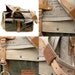 Canvas Messenger Bag //  Upcycled and Handmade by peace4you // Model paul-2037