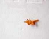 Foxy fox brooch
