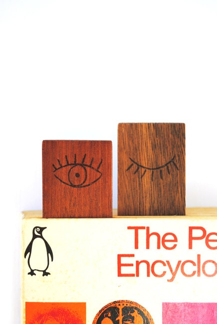 Wink Wooden Bookmark