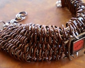 Speak a Dragonscale Chainmaille Bracelet Copper