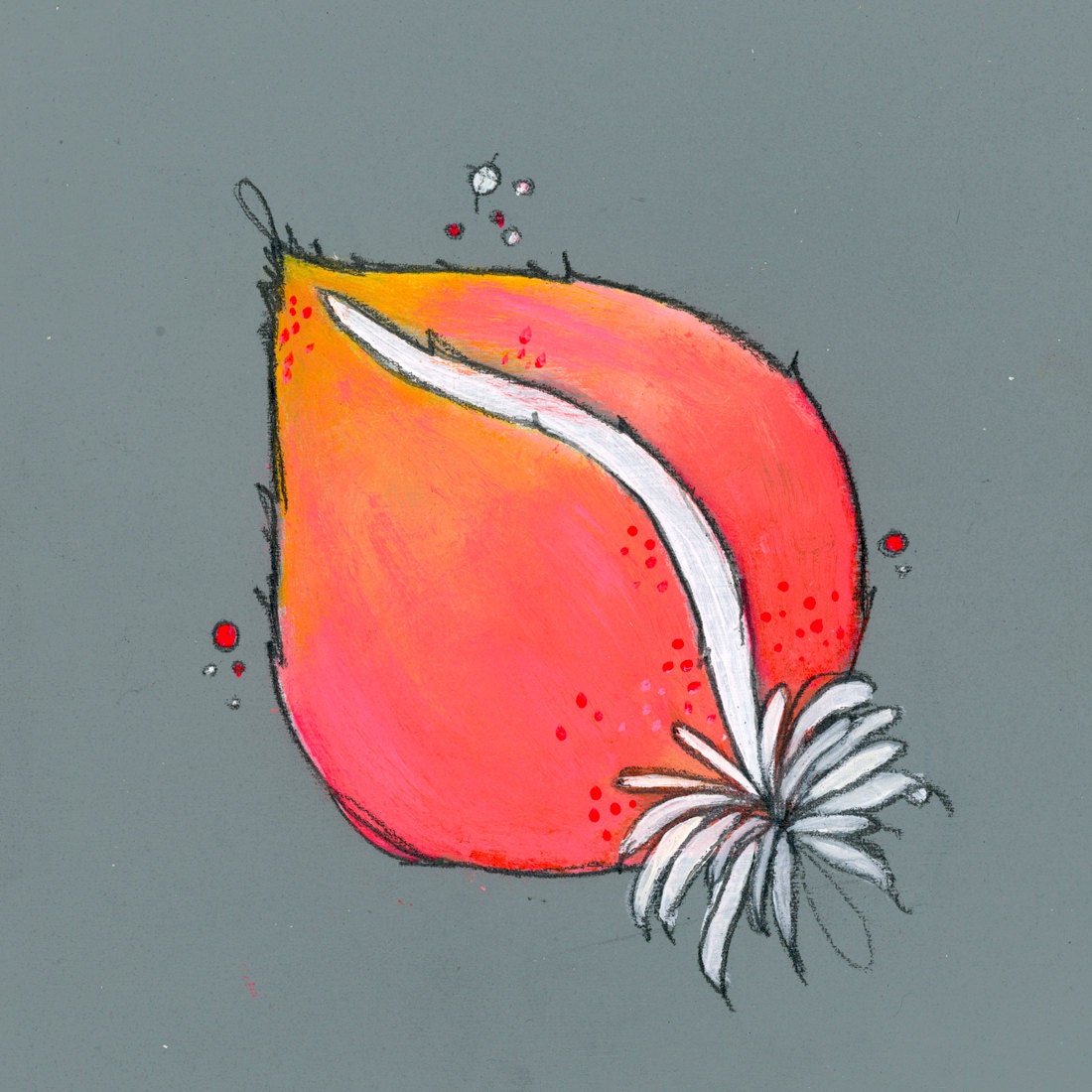 feathered no. two. an original KELLY BARTON painting