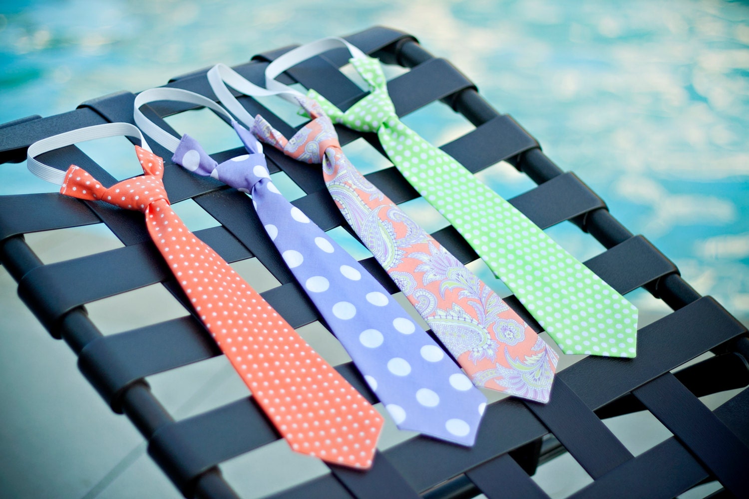 Boy's Summer 2013 Neckties- 4 Designs to choose from- Coordinates with all 2013 Summer Dresses