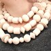 Ceramic Bead Necklace Gift Idea For Her- big bold oversize handmade statement necklace -  6ft of INDULGENCE